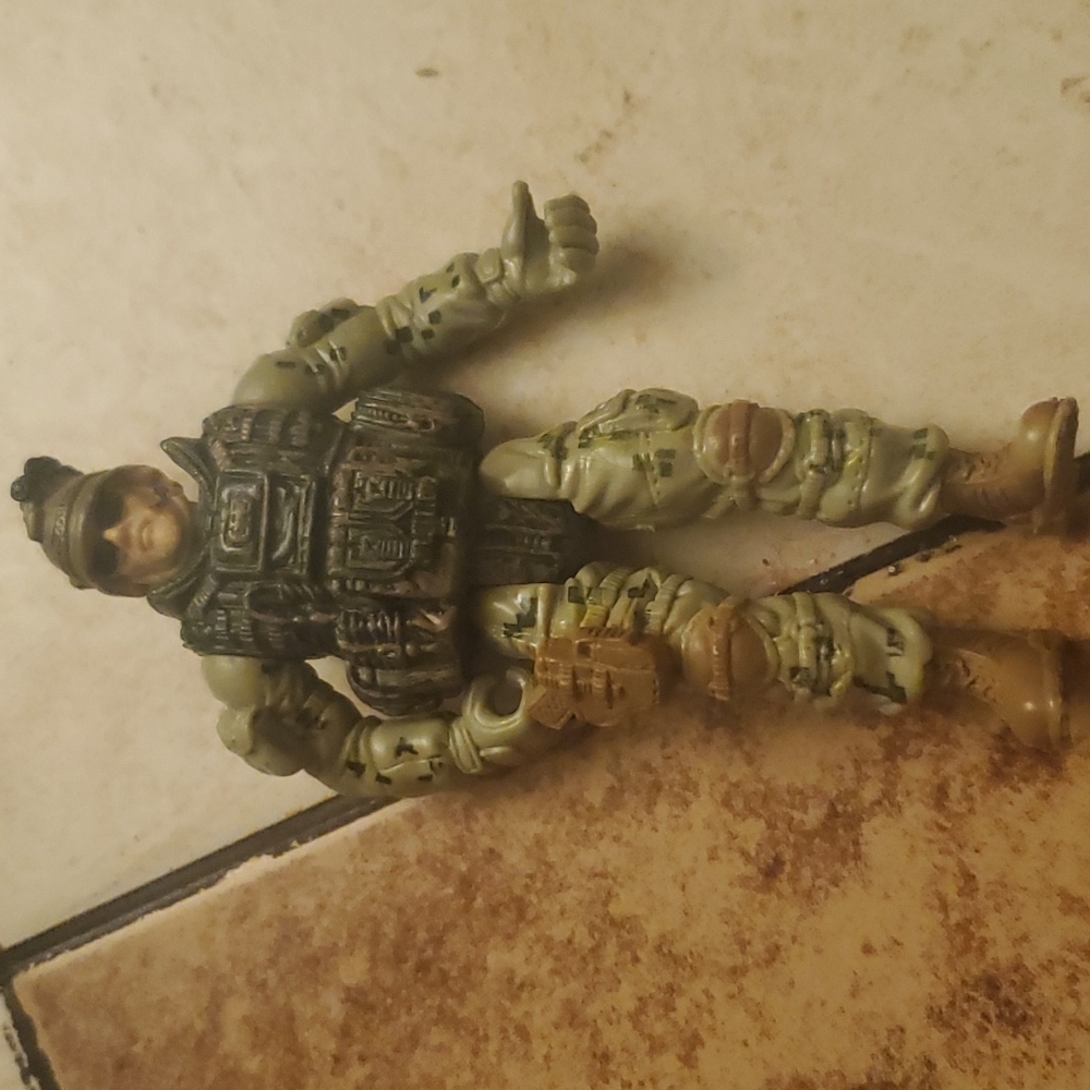 Vintage Chap Mei Military Army Special Ops Camera On Head action Figure toy Rare
